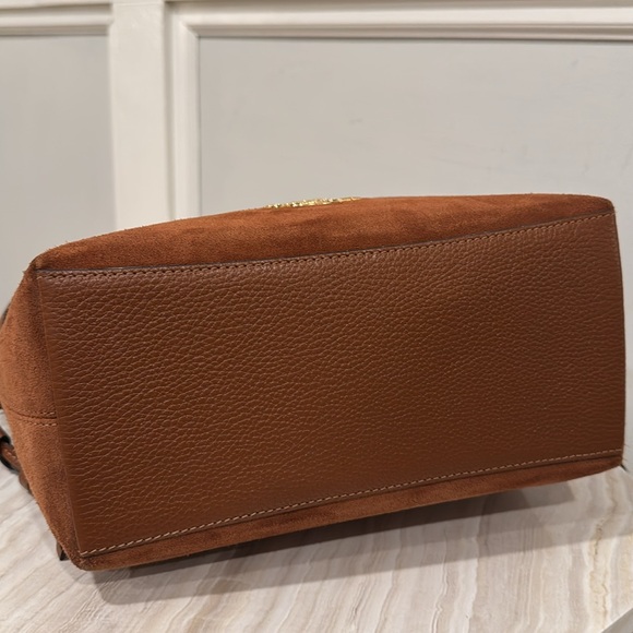 Coach Andy Suede Tassel Tote Bag RARE - Picture 7 of 16